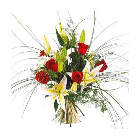 Fleurs en Deuil | Image du bouquet de fleurs multi couleur Duchesse